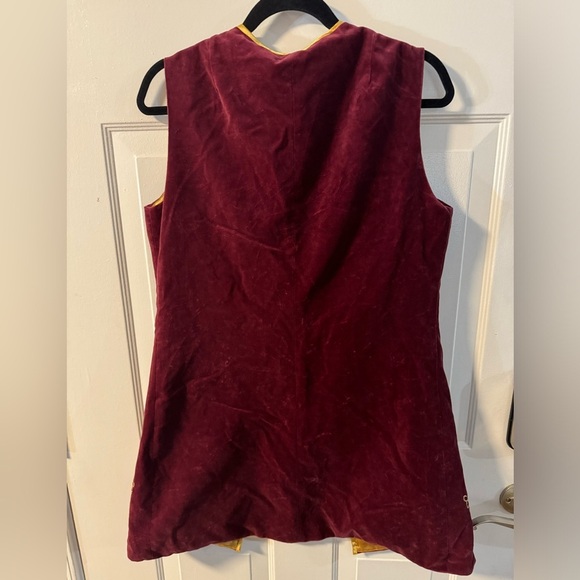 VTG 1930s Polish Embroidered Velvet Lined Vest 
Renaissance Boho Fairy Indie - Picture 8 of 15